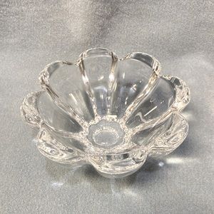 MIKASA CRYSTAL ZINNIA ROUND CANDY/NUT BOWL